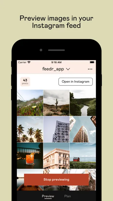 Screenshot di Feedr - Instagram feed planner