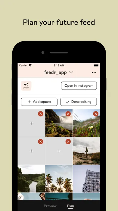 Screenshot di Feedr - Instagram feed planner