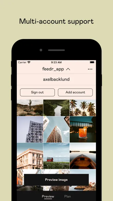 Screenshot di Feedr - Instagram feed planner