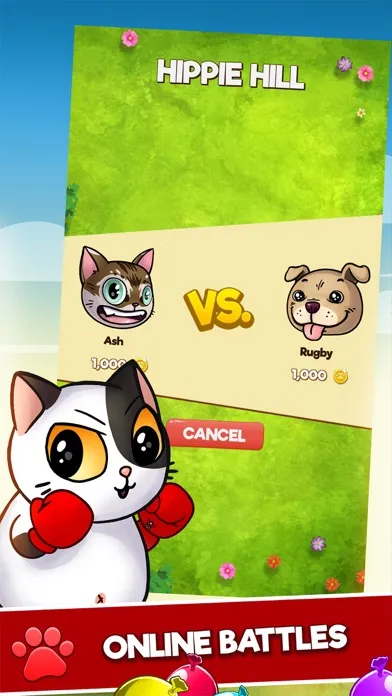 Cute Wars - Cats VS Dogs سکرین شاٹس