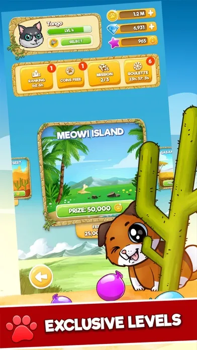 Cute Wars - Cats VS Dogs سکرین شاٹس