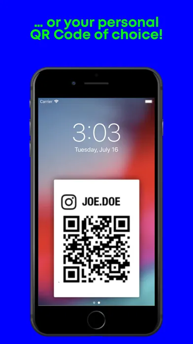 ภาพหน้าจอของ QGram: Instant Business Card