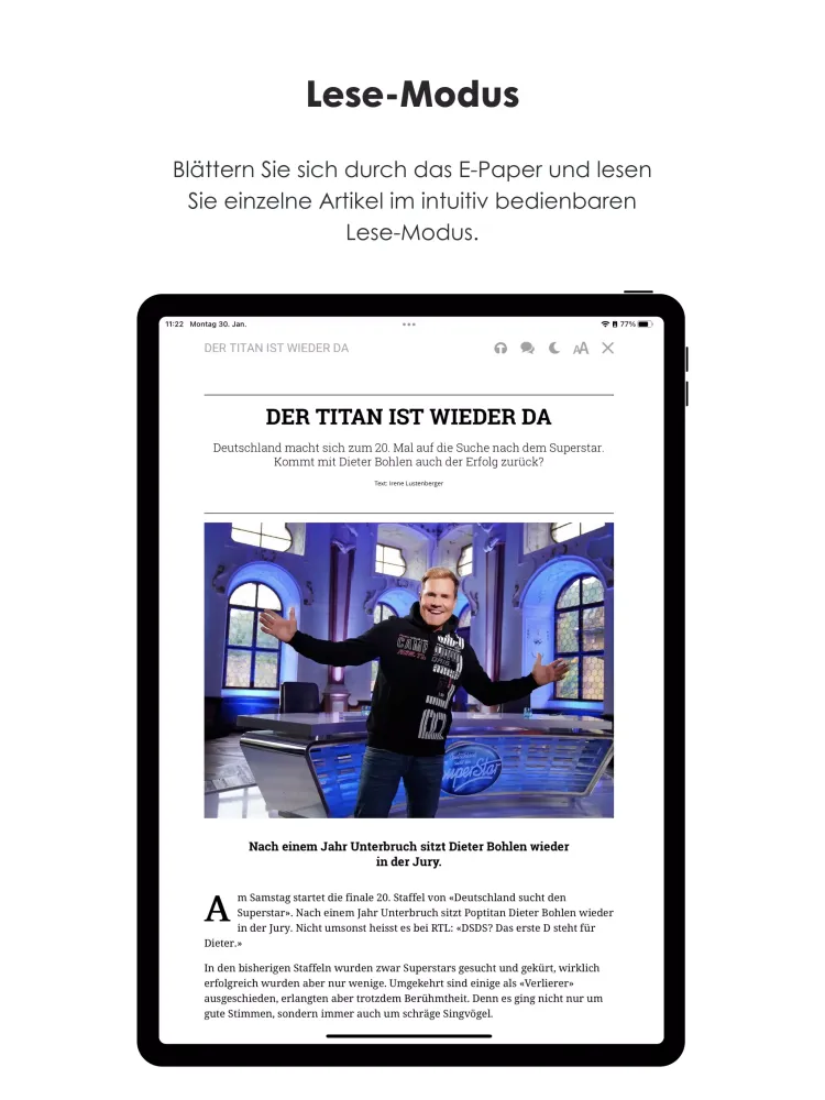 TELE E-Paper স্ক্রিনশট