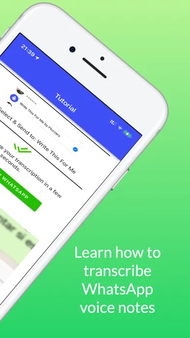Screenshot di Audio Message to text convert
