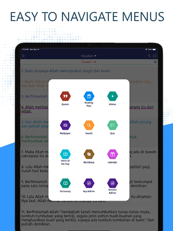 Alkitab Pro (Indonesia Bible) iPad  Screenshots