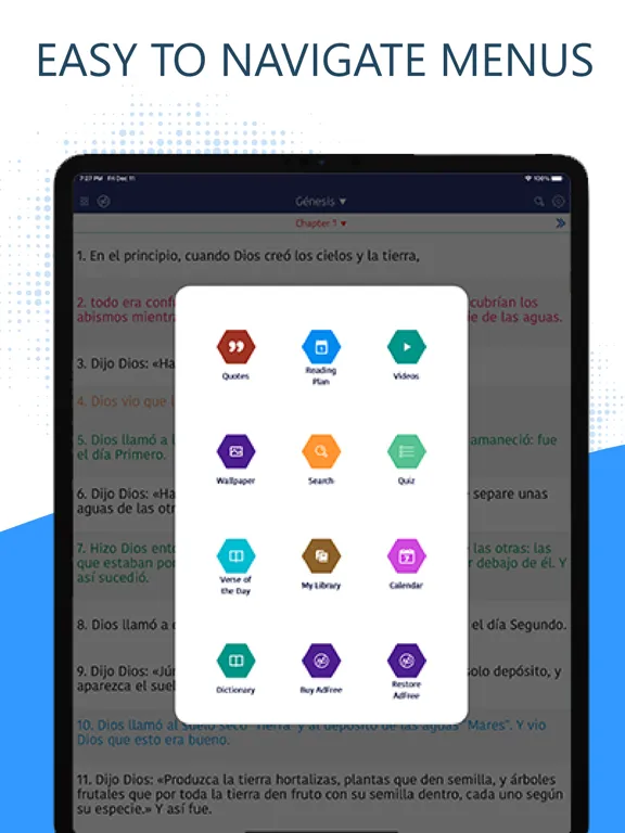 Biblia Cristiana Pro (Español) iPad  スクリーンショット