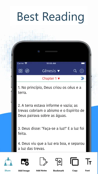 Ảnh chụp màn hình của Bíblia da Mulher Português Pro