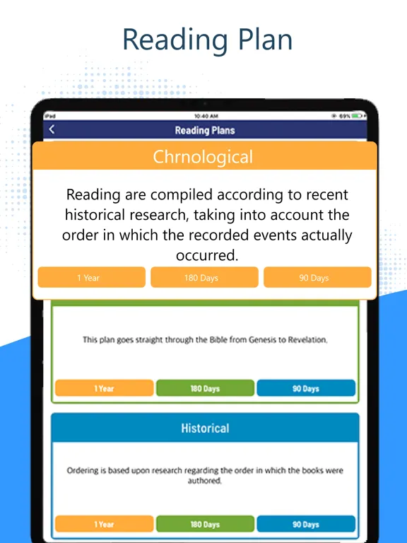 Tangkapan skrin Elberfelder Bibel Pro iPad 
