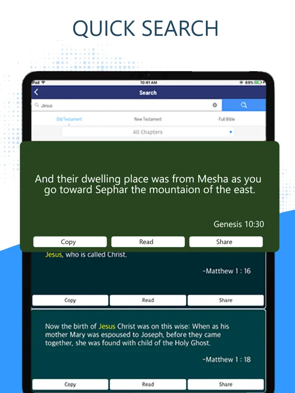 Holy Bible RSV Pro (Revised) iPad  Ekran Görüntüleri