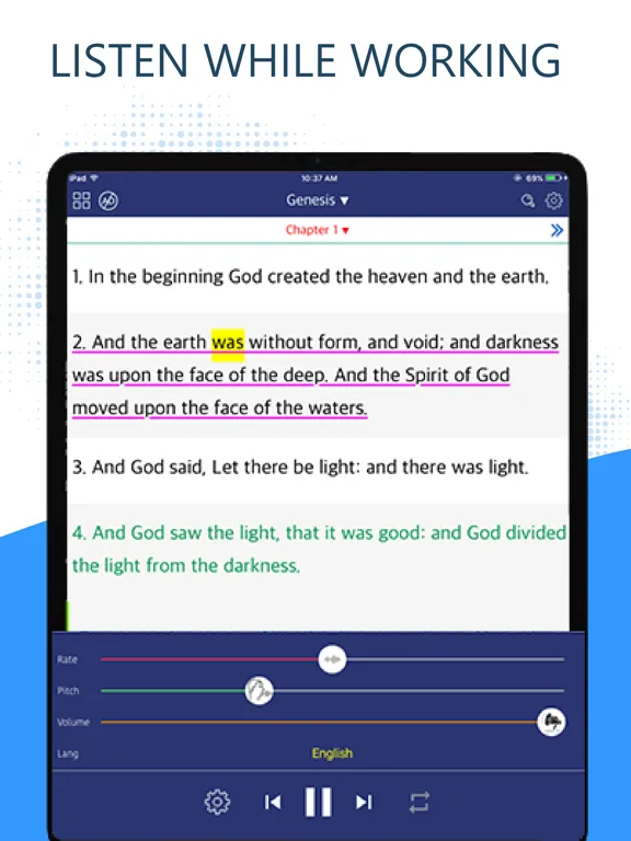 Holy Bible RSV Pro (Revised) iPad  Ekran Görüntüleri