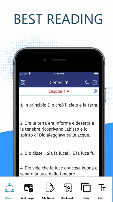 Ảnh chụp màn hình của Italian Riveduta Bible RIV Pro