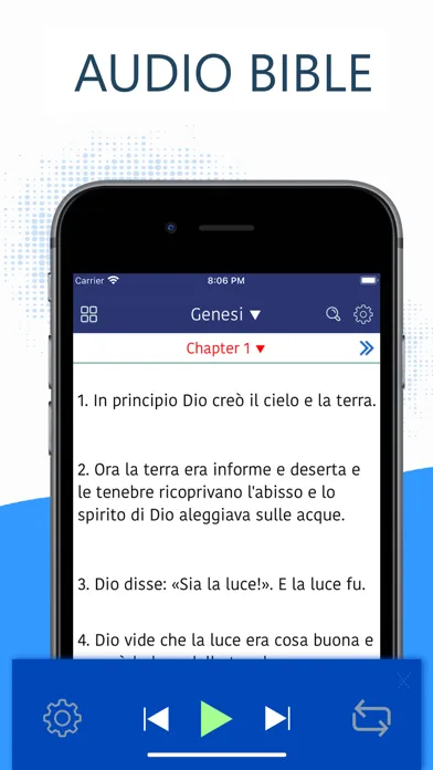 Ảnh chụp màn hình của Italian Riveduta Bible RIV Pro