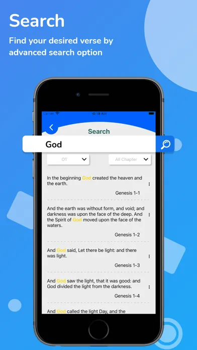 Italian Riveduta Bible Audio Screenshots