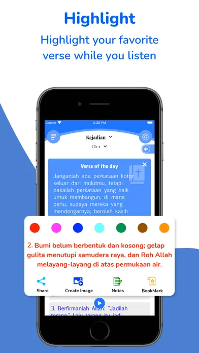 Captures d'écran de Women Indonesian Bible + Audio
