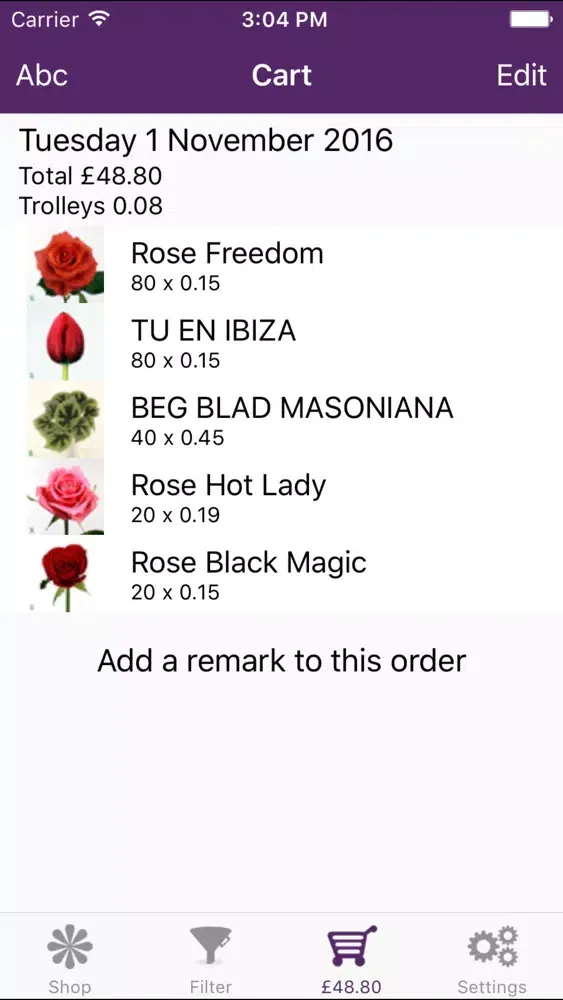 Capturas de tela do Axerrio Flower Shop