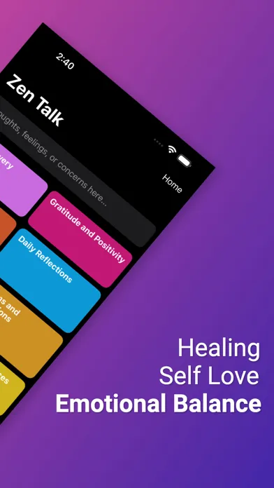 Zen Talk - Personal Life Coach Screenshots
