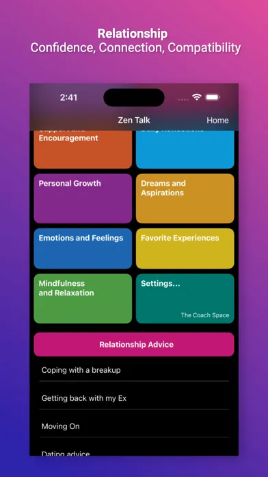 Zen Talk - Personal Life Coach Screenshots