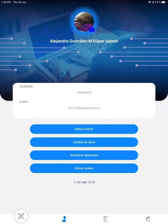 Axess EU iPad  Screenshots