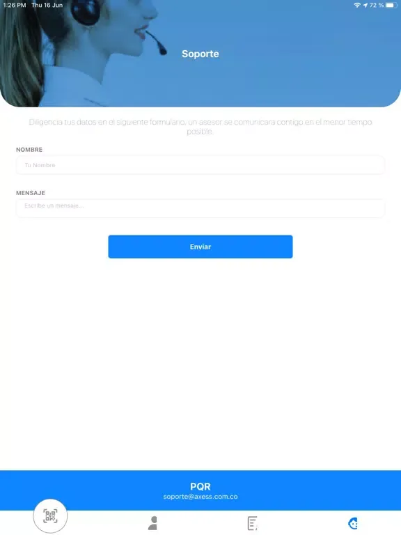 Axess EU iPad  Screenshots