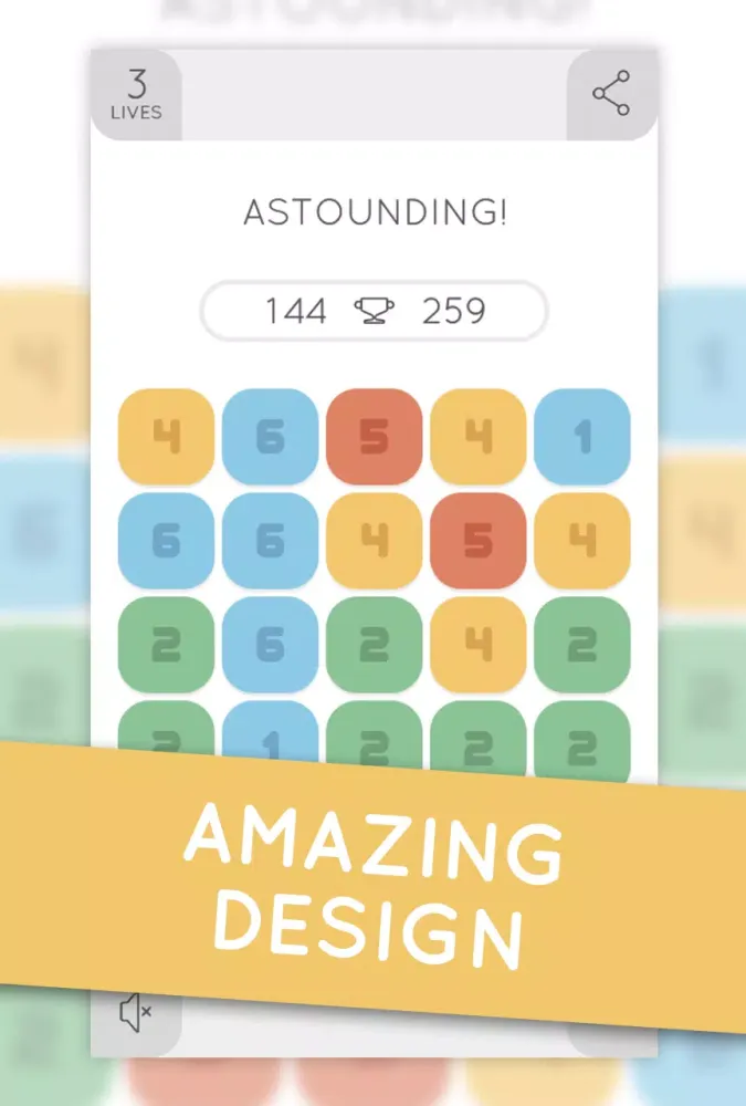 Ảnh chụp màn hình của AMPUGA! - puzzle about numbers