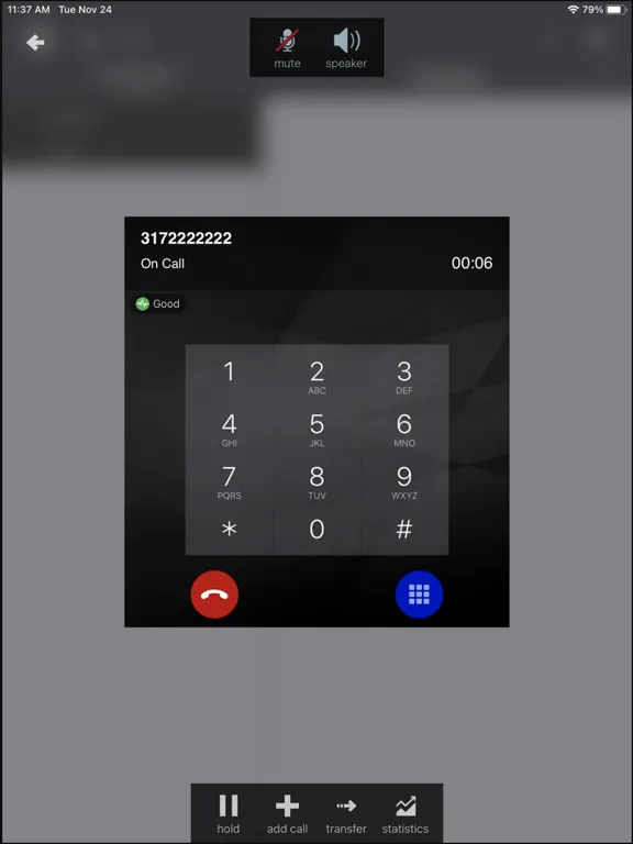 Bolt Softphone iPad  Screenshots