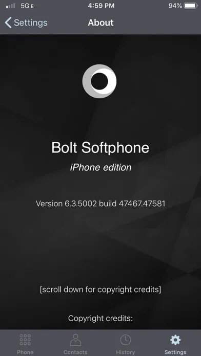 Bolt Softphone Screenshots