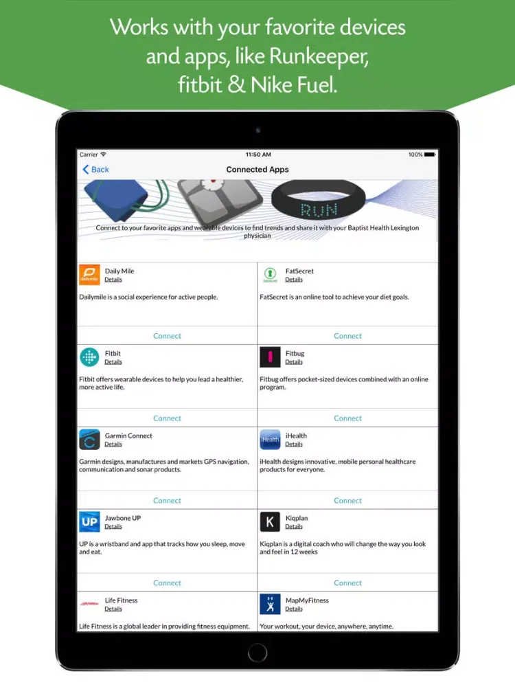 Capturas de tela do Salinas Valley Memorial Health iPad 