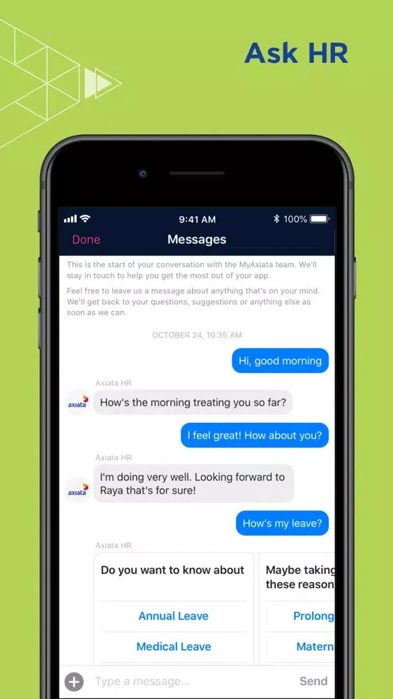 Capturas de tela do MyAxiata