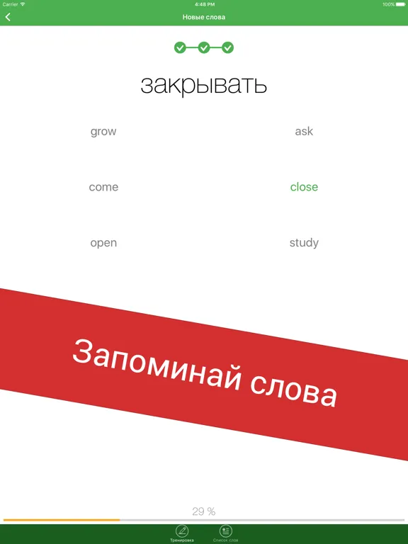 Tangkapan layar Полиглот 16 - Английский язык iPad 