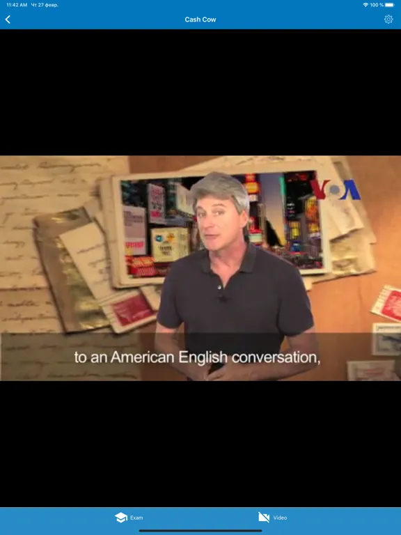 ภาพหน้าจอของ Polyglot - English Listening iPad 