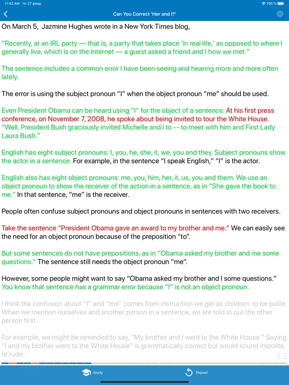 ภาพหน้าจอของ Polyglot - English Listening iPad 