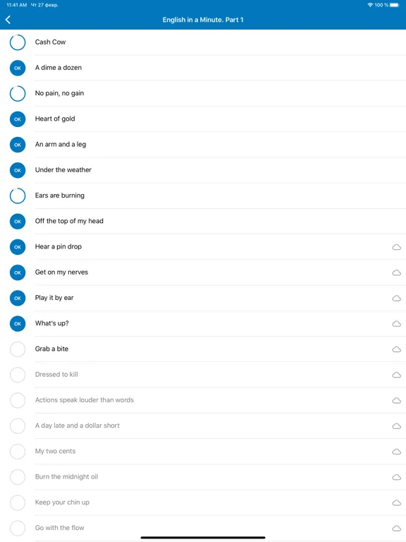 ภาพหน้าจอของ Polyglot - English Listening iPad 