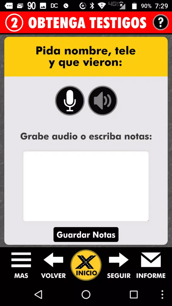 AxiKit Accident Report Kit - ES - Spanish Version Screenshots
