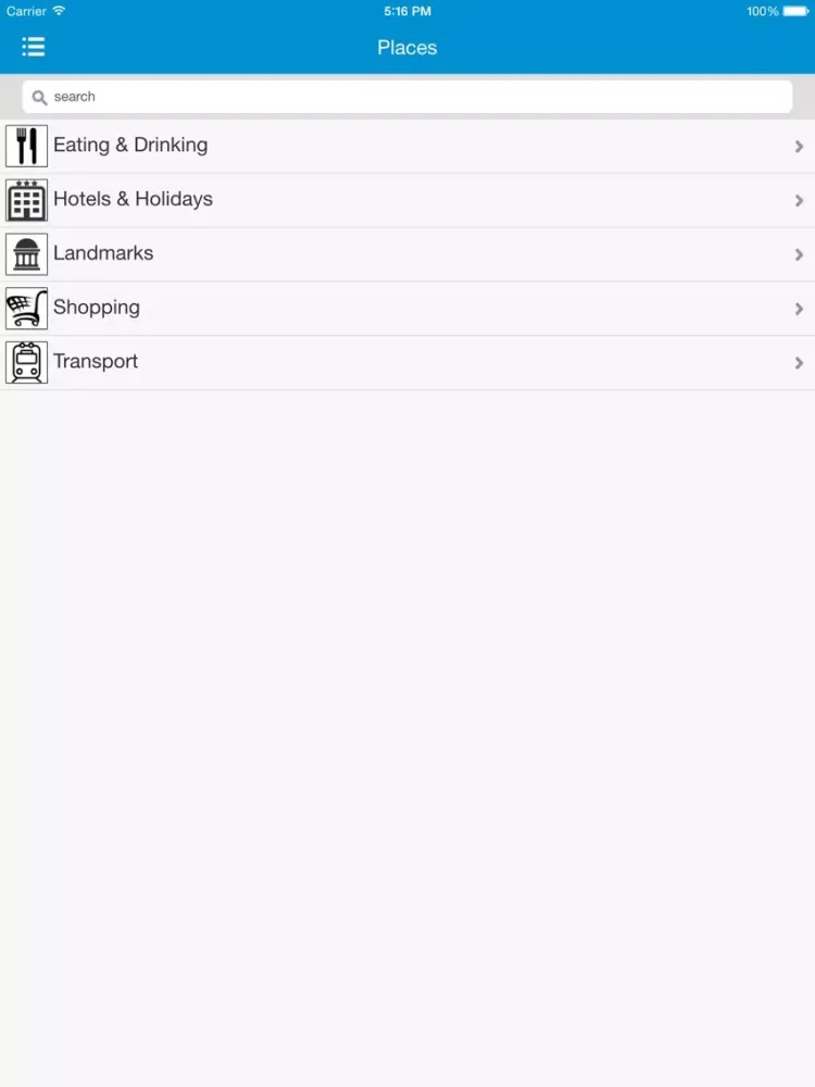 Ảnh chụp màn hình của Soelden Places Guide iPad 