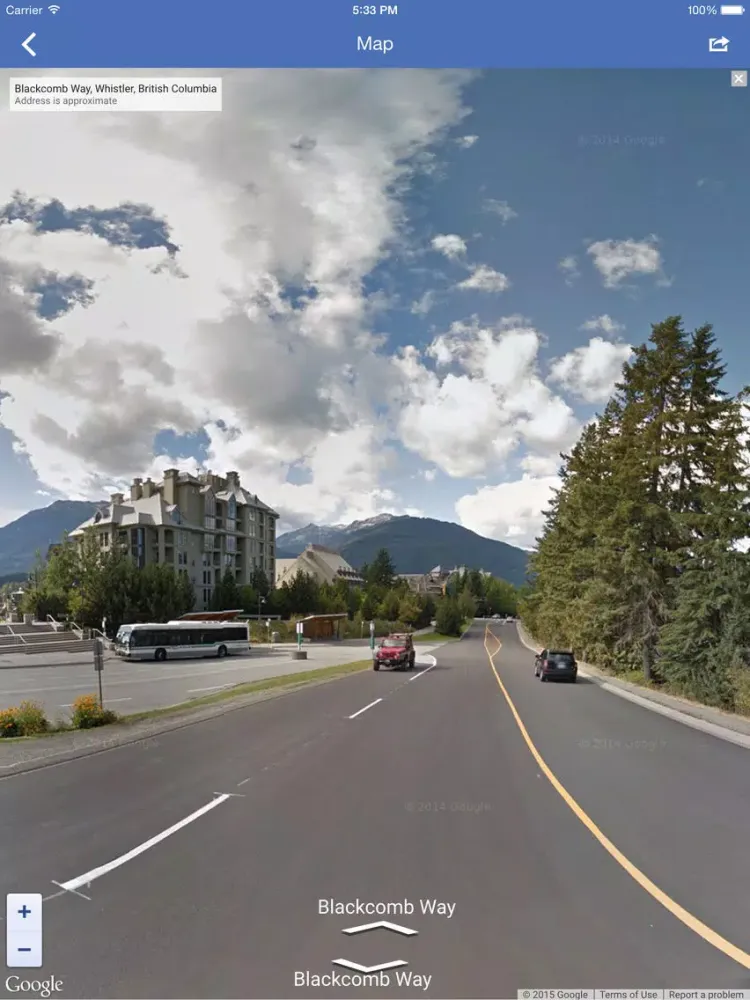 Capturas de pantalla de Whistler Blackcomb Places Guide iPad 