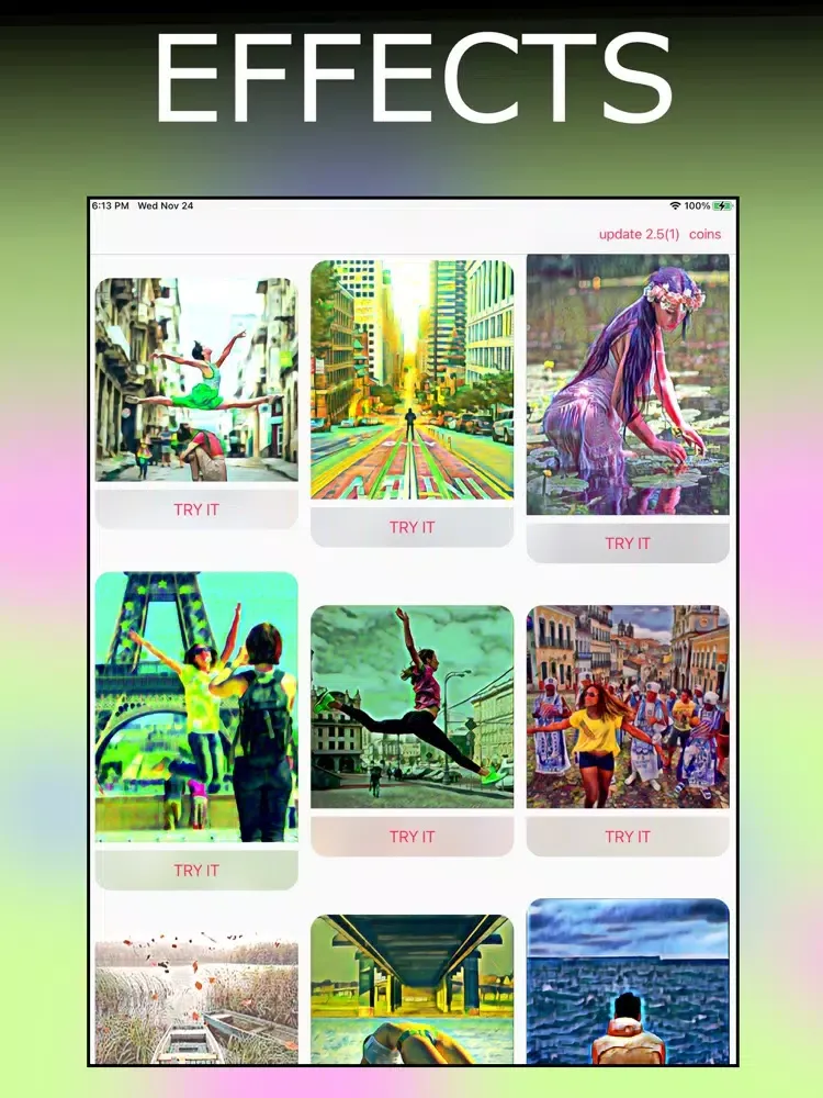 Picsaura Filters iPad  سکرین شاٹس