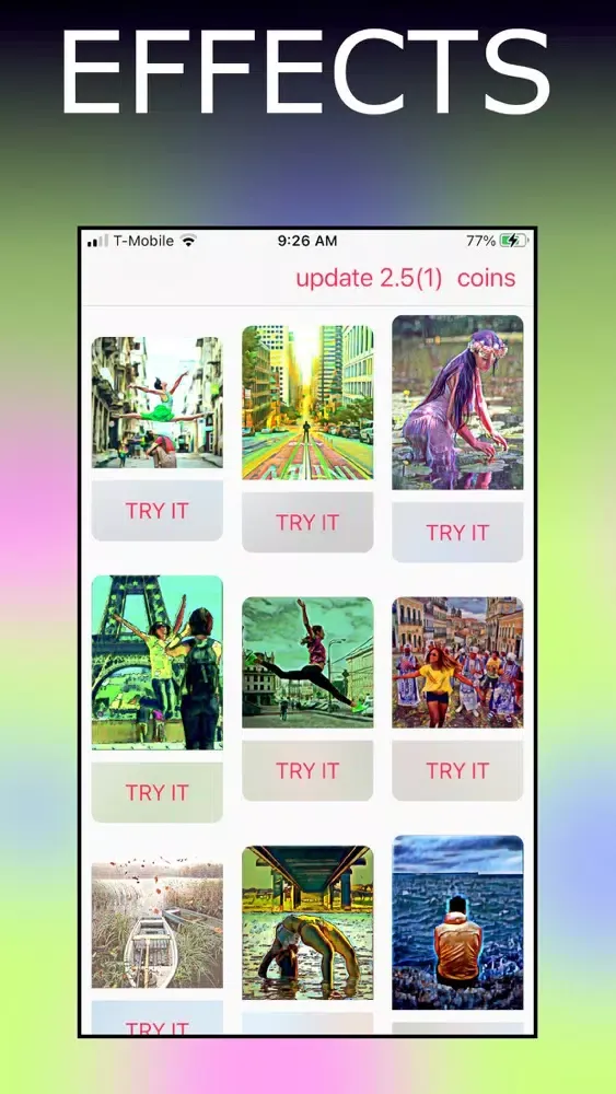 Picsaura Filters سکرین شاٹس