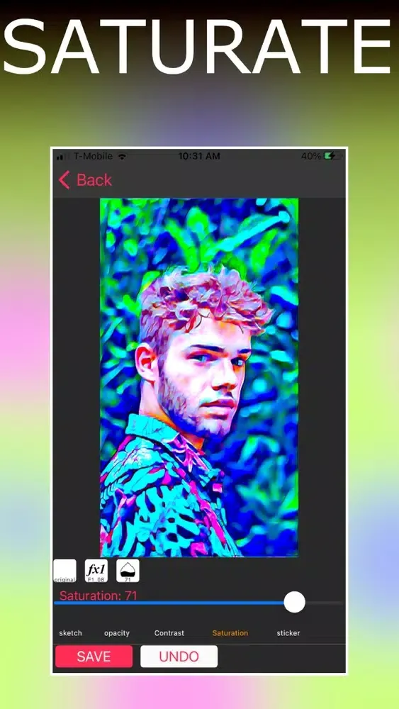 Picsaura Filters سکرین شاٹس