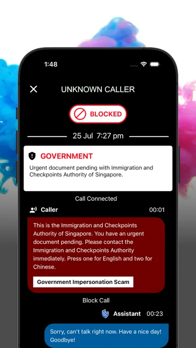 AI Scam Call Protect Screenshots