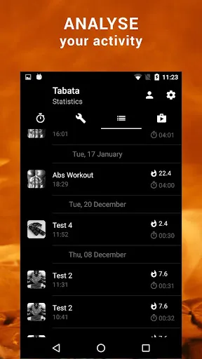 Ảnh chụp màn hình của Tabata HIIT. Interval Timer