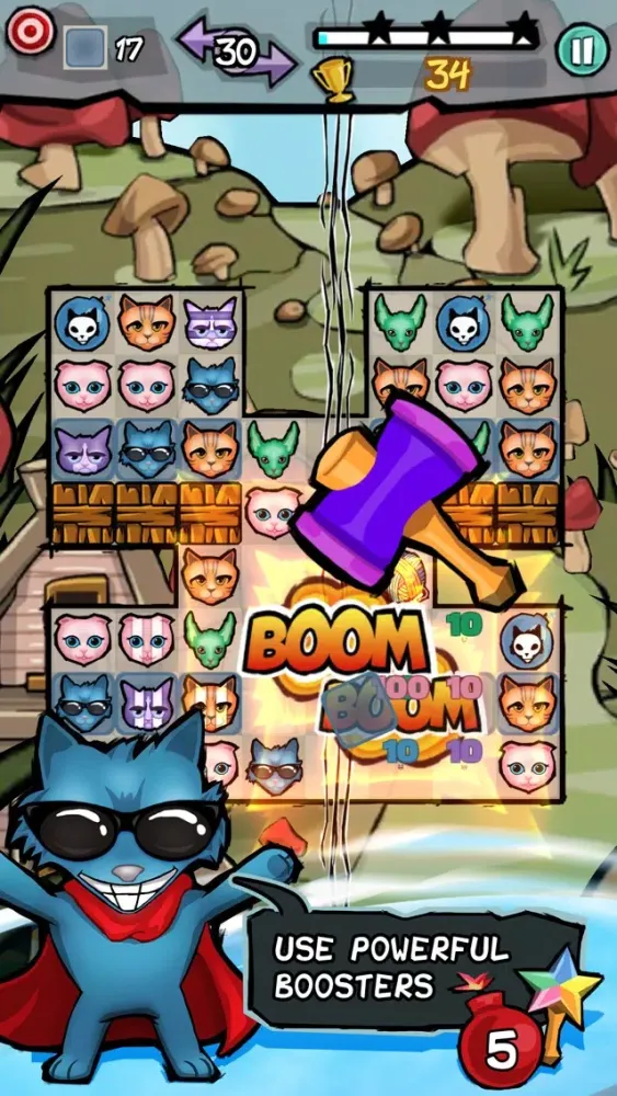 Ảnh chụp màn hình của BOOMBOOM Cats!