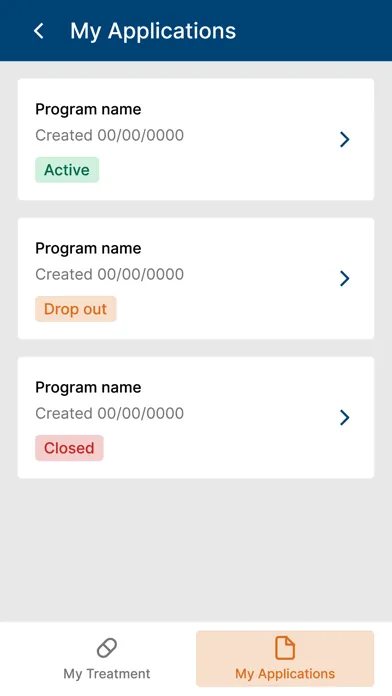 MyHealth for Patients Screenshots