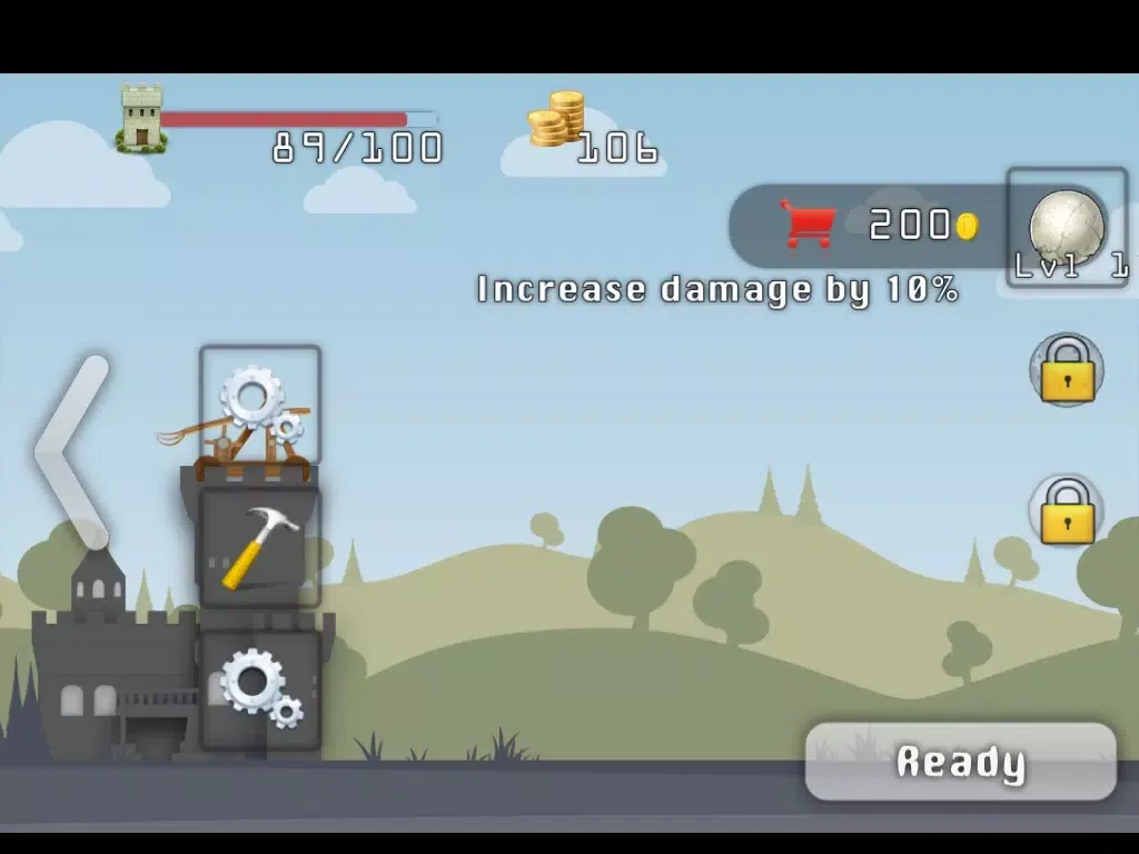 Tangkapan skrin Panic Castle iPad 