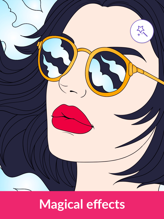 Colorgram: Adult coloring book iPad  Screenshots