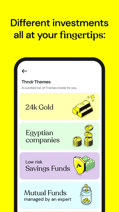Zrzuty ekranu Thndr: Invest Your Money