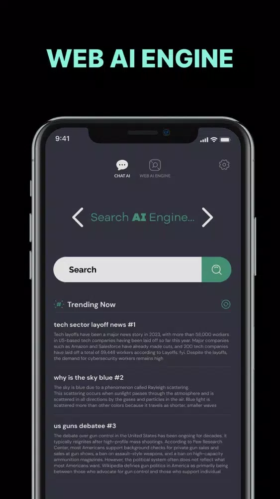 ภาพหน้าจอของ AI Chat - Ask AI