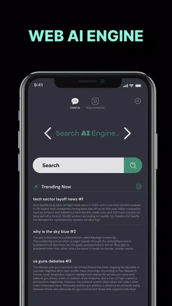 Zrzuty ekranu AI Chat - Ask AI