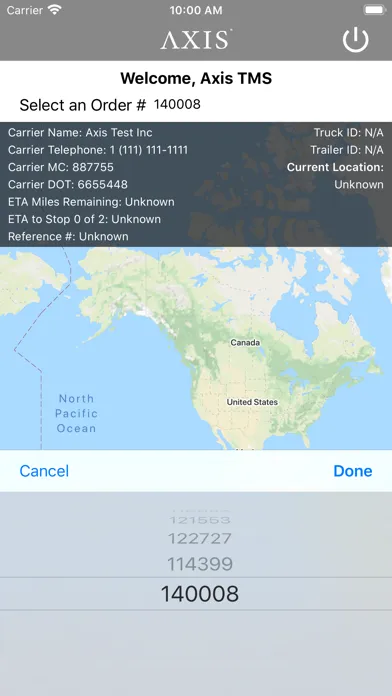 Axis TMS Track & Trace应用截图