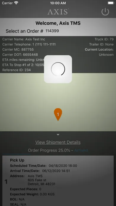 Axis TMS Track & Trace应用截图