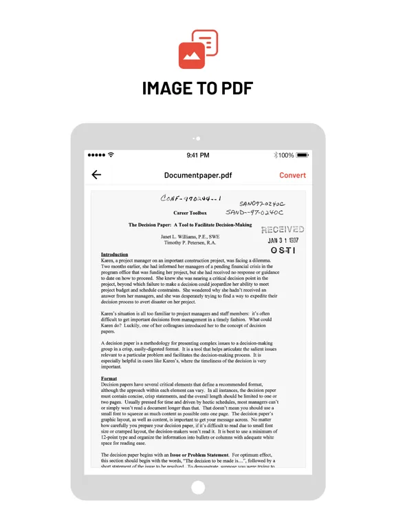 Images To PDF : PDF To Image iPad  Ekran Görüntüleri